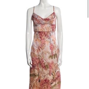 Satin Floral zimmermann dress